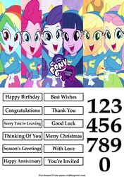 Equestria Girls Quick Card