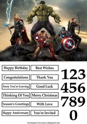 The Avengers Group Quick Card