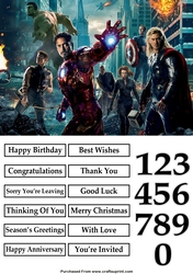 The Avengers Group 2 Quick Card