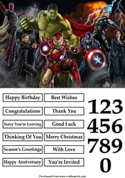 The Avengers Group 3 Quick Card