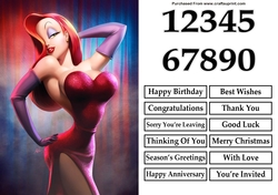 Jessica Rabbit Quick Card