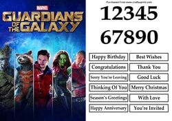 Guardians Of The Galaxy 4 Quick Card