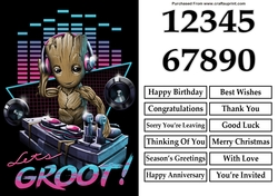 Guardians Of The Galaxy Groot Quick Card