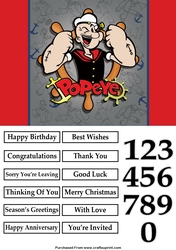 Popeye 4 Quick Card