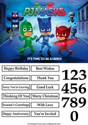 PJ Masks 3 Quick Card