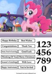 My Little Pony Pinkie Pie Quick Card