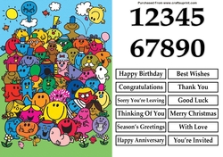 Mr Men and Little Miss 2 Quick Card