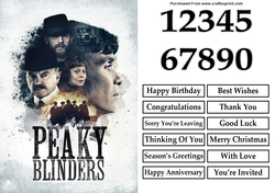 Peaky Blinders 8 A5 Quick Card 