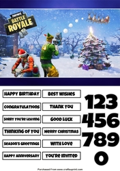 Fortnite 18 Quick Card Any Occasion