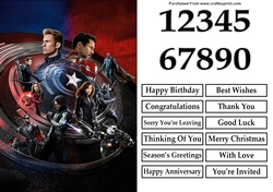 The Avengers Civil War 2 Quick Card