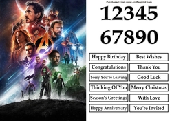 The Avengers Infinity War  Quick Card 