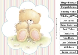 Forever Friends 4 8x8 Quick Card