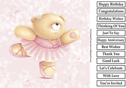 Forever Friends 7 8x8 Quick Card