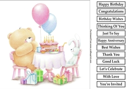 Forever Friends 8 8x8 Quick Card