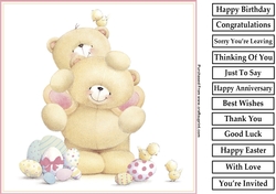 Forever Friends Easter 8x8 Quick Card
