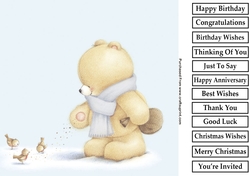 Forever Friends Christmas 2 8x8 Quick Card