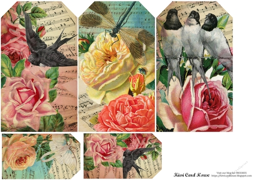 For The Love Of Roses Journal Tags