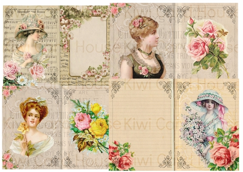 Victorian Days Journal Page Kit