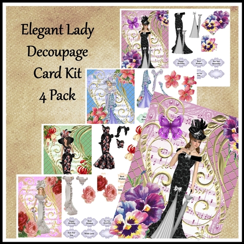 Elegant Lady Bumper Card Kit