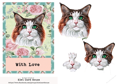 With Love Maine Coon Cat