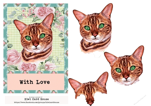 With Love Bengal Cat