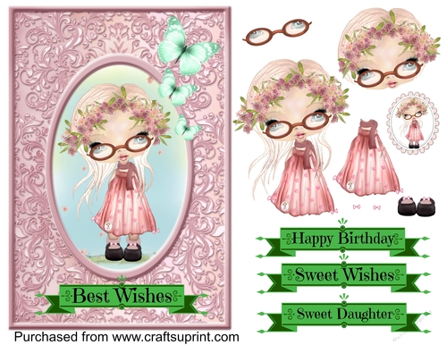 Sweetest Dolly Bea Quick Card