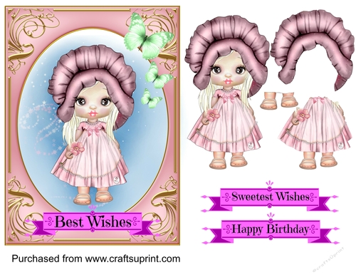 Sweetest Dolly Lucy Quick Card