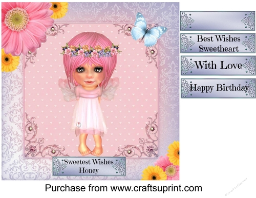 Sweetest Fairy Florence Card Front