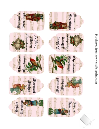 Vintage Christmas Gift Tags