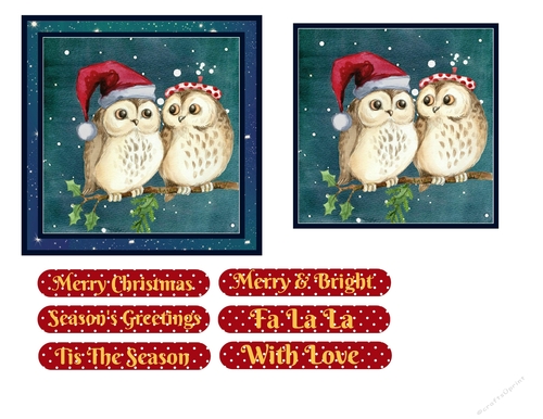 Christmas Owls