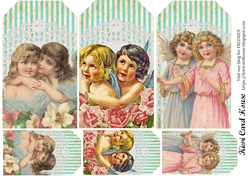 Shabby Angels Printable Journal Tags