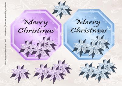 Poinsettia Toppers