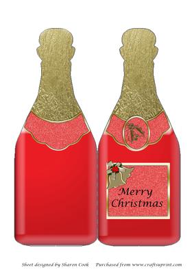 Red Champagne Christmas