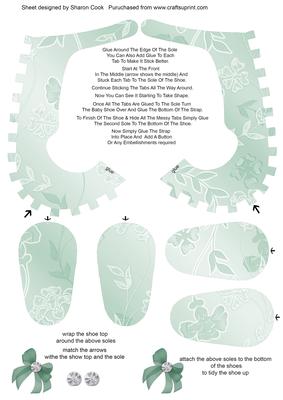 Mint Baby Shoe