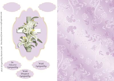 Lilac Sympathy Lillies