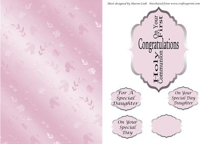 Girl Communion Topper