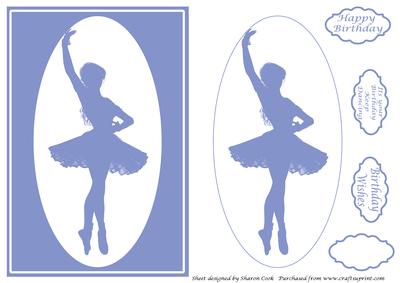 Lilac Ballerina Topper