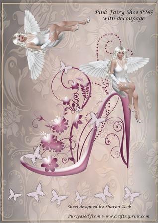 Pink Angel Shoe