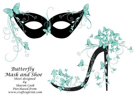Turquoise Mask and Shoe