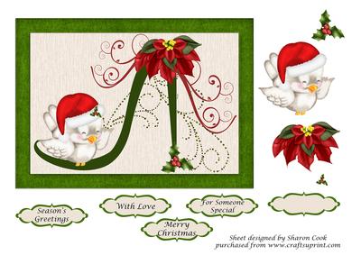 Christmas Tweet Shoe
