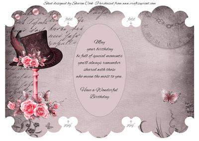 Tri Fold Birthday Hat 1