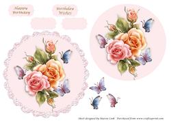 Floral Doily Topper