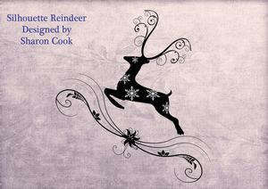 Silhouette Reindeer
