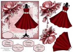 Red Rose Dress Topper