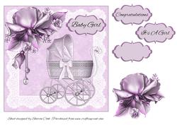 New Baby Girl Pram