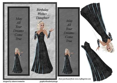 Birthday Wishes Daughter Step by Step with Bookmark