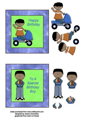 Little Boys Birthday Toppers