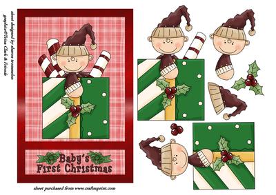 Baby's First Christmas Step by Step