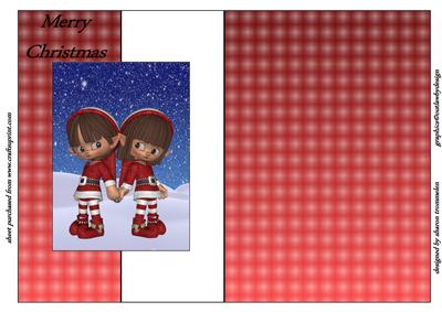 Christmas Twins Fold Back