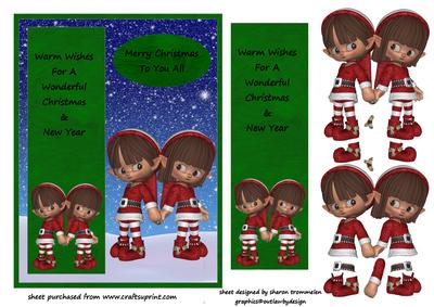 Christmas to You All Step by Step with Bookmark